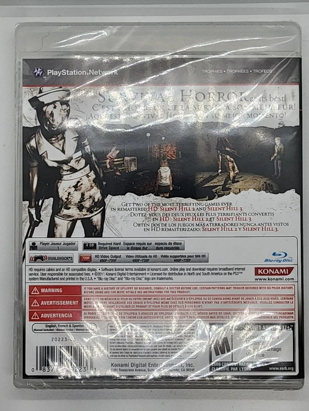 Silent Hill HD Collection for PS3 New Sealed